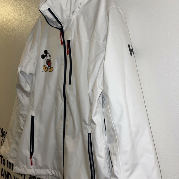 Disney Helly Hansen DISNEY HOODED JACKET Women's Mickey Water/Windproof White - Picture 4 of 8